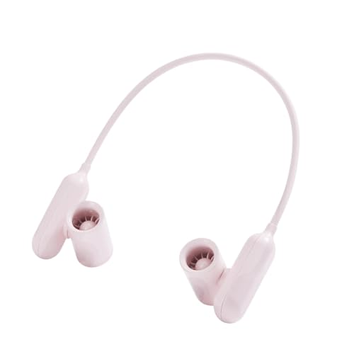 Azull Hals-H?ngender Ventilator, Kleiner und Tragbarer Elektrischer Ventilator, Mini-Hochgeschwindigkeits-Handventilator, Pink von Azull