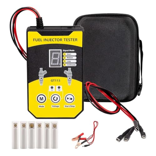 Azull Kraftstoffeinspritzdüsentester-Reinigungsset 8 Impulsmodi Einspritzdüsentester 6 Größen Reinigungsadapter 12V/5V Ausgangsleistungtreiber Azull Kraftstoffeinspritzdüsentester-Reinigungsset 8 Impulsmodi Einspritzdüsentester 6 Größen Reinigungsadapter 12V/5V Ausgangsleistungtreiber von Azull