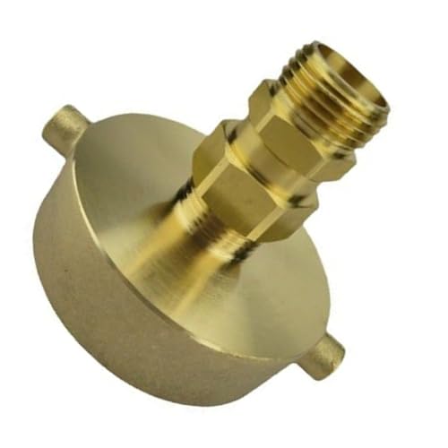 Azull Messing-Hydrantenanschluss 2-1/2 Weiblich X 3/4 GHT Männlich Schlauchadapter, Konstruktion für die Brandbekämpfung Azull Messing-Hydrantenanschluss 2-1/2 Weiblich X 3/4 GHT Männlich Schlauchadapter, Konstruktion für die Brandbekämpfung von Azull