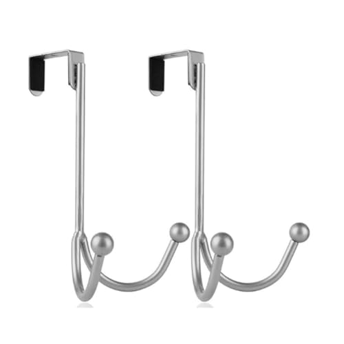 Azull Metall Doppelhaken Punch-Free Wandgarderobe 2er-Pack Haken zum Aufhängen Von Mänteln, Hüten, Bademänteln, Handtüchern Azull Metall Doppelhaken Punch-Free Wandgarderobe 2er-Pack Haken zum Aufhängen Von Mänteln, Hüten, Bademänteln, Handtüchern von Azull