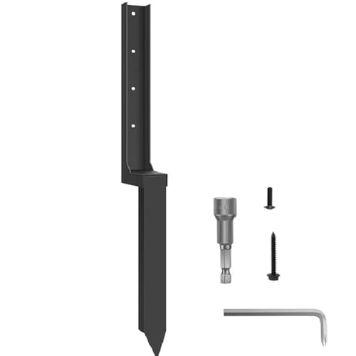 Azull Post-Reparatur-Kit, Bodenspie? f¨¹r Holzzaunpfosten Zur Reparatur, 1 Packung von Azull