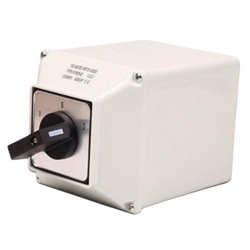 Azull SZW26/LW26-32 32A 3-Positionen-2-Phasen-1-0-2-Automatischer Universal-Umschalter mit Drehknopf und Wasserdichtem Gehäuse Azull SZW26/LW26-32 32A 3-Positionen-2-Phasen-1-0-2-Automatischer Universal-Umschalter mit Drehknopf und Wasserdichtem Gehäuse von Azull