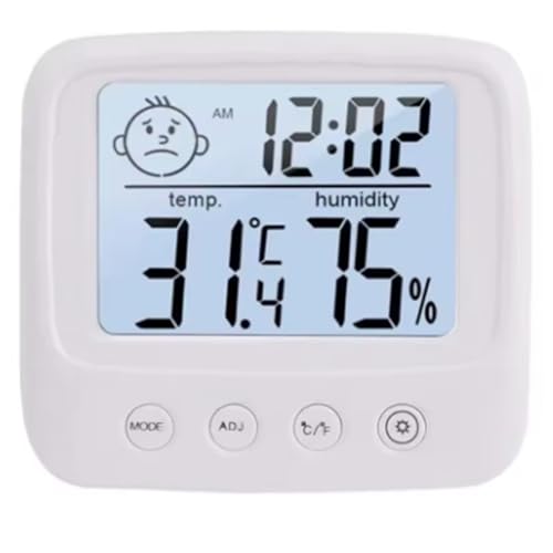 Azull Uhrf?higes Innenraum-Thermometer und, Digitales Raumhygrometer Werkzeug von Azull