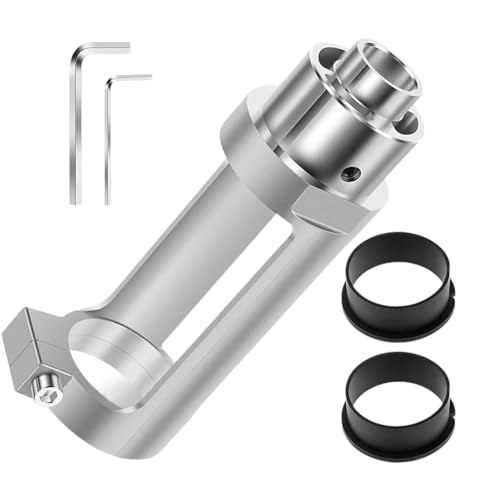 Azull Vierkantlochbohrer-Adapter mit Bohrern, Stemmvorsatz, Aluminium-Lochbohrer-Montagehalterung, Bohrerbefestigung von Azull