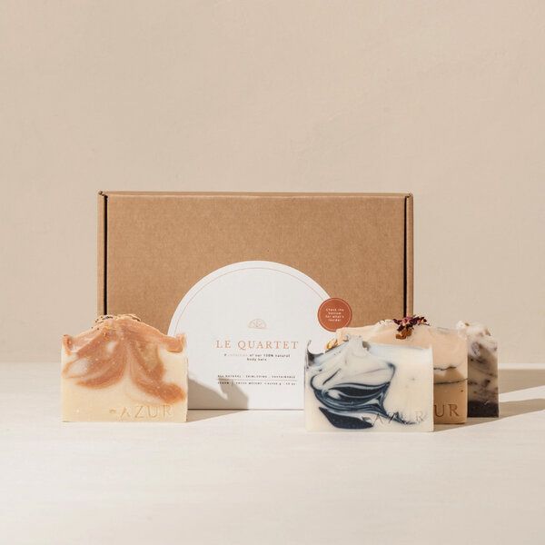 Azur Natural Bodycare Le Quartet Seifen-Geschenkset von Azur Natural Bodycare