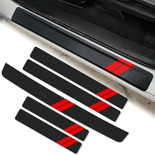 Auto Einstiegsleisten Türschweller für VW Passat cc 2008-2012, Kohlefaser Auto Einstiegsleisten Schutz Türeinstiegsschutz Aufkleber Abdeckung Schutz Pedal Auto SzubehöR,Red Auto Einstiegsleisten Türschweller für VW Passat cc 2008-2012, Kohlefaser Auto Einstiegsleisten Schutz Türeinstiegsschutz Aufkleber Abdeckung Schutz Pedal Auto SzubehöR,Red von AzurePure
