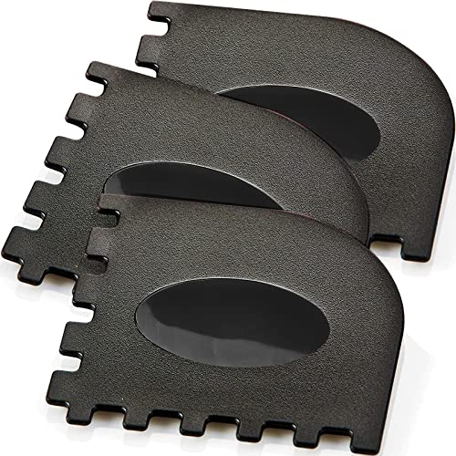 3 Set Kunststoff Grill Pan Scraper Griddle Scraper Tool Grill Scraper for Griddle Cleaner Grill Cleaning Cast Iron Pan Scraper Cast Iron Accessories Scraper Cast Iron Cleaning Tool Kit Kitchen Scraper von Azureblue