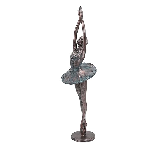 Azusumi Ballerina-Mädchen-Figuren, Kunstharz, Ballett-Tänzerin, Statue, Skulptur, Kunsthandwerk, Heim- und Raumdekoration, Schreibtisch-Tisch-Ornament von Azusumi
