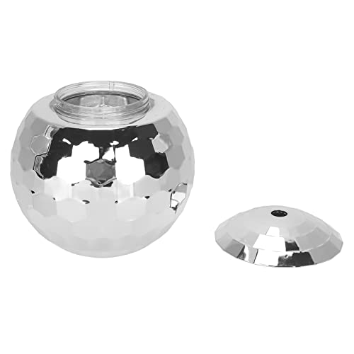 Azusumi Flash Ball Cocktailbecher, Großes Fassungsvermögen, 600 Ml, Bunter Ballbecher für Themenpartys auf Reisen (Silber) von Azusumi