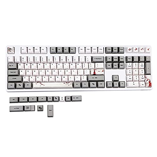 Azwamkue 120 Tasten PBT Tastenkappen Set Sublimation 6.25U Space Mechanische Tastatur Ersatz Tastenkappe Kompatibel mit 60/87/96/104/108 von Azwamkue