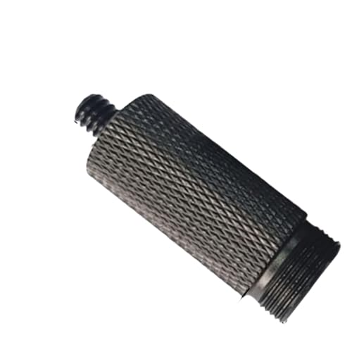 1/4 "Stativschraube Doppelendes Aluminiumadapter Mit Einem Knurled Grip Für Fotografie Stützschraubadapter von Azxcvbnm