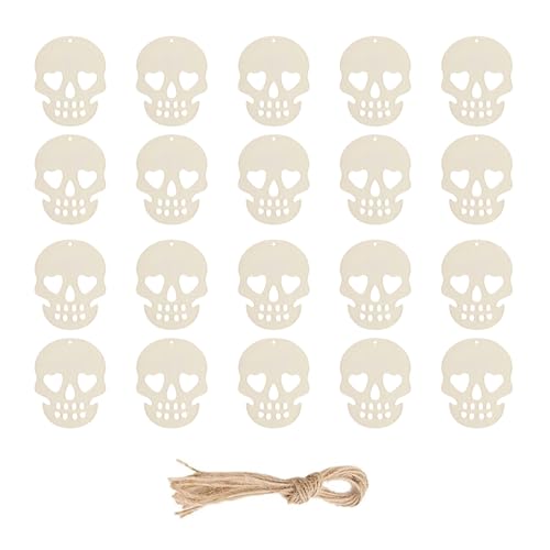 20pcs Handgefertigtes Holz Hängend Halloweens Dekorationen Easy Assembly Urlaubshandwerksprojekt Für Kinder Erwachsene Holz Halloweens Dekoration von Azxcvbnm