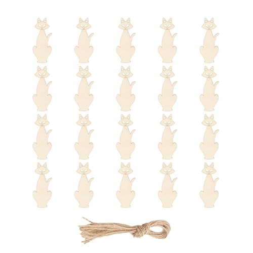 20pcs Handgefertigtes Holz Hängend Halloweens Dekorationen Easy Assembly Urlaubshandwerksprojekt Für Kinder Erwachsene Holz Halloweens Dekoration von Azxcvbnm