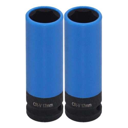 2pcs Antitheft Entfernungssteckschlüsselreparaturwerkzeug 17mm Rad Verriegelungsmutter Entfernung Steckdelikte Reifen Taste Entfernung Werkzeug von Azxcvbnm