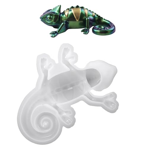 Anol Förmige Silikonform Für Harzherstellung Und Wohnkultur Flexible Wiederverwendbare Handwerksmittelpect Epoxidharz Anole Form von Azxcvbnm