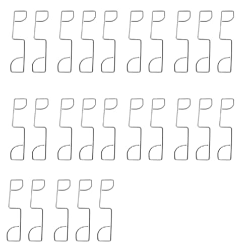Azxcvbnm 25 Pcs Zaunplattenclips Und Keile Stoppen Sie DASS Sie Klopfende Edelstahlgriffe Für Zäune Installationsgeräuschreduzierung Rasseln von Azxcvbnm