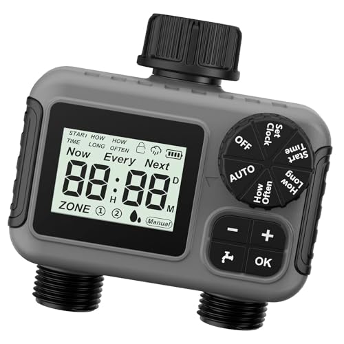 Azxcvbnm Automatischer Bewässerungscontroller Autowässerung Timer Mit 2 Zone Für Balkongärten Und Kleine Outdoor Farmen Azxcvbnm Automatischer Bewässerungscontroller Autowässerung Timer Mit 2 Zone Für Balkongärten Und Kleine Outdoor Farmen von Azxcvbnm
