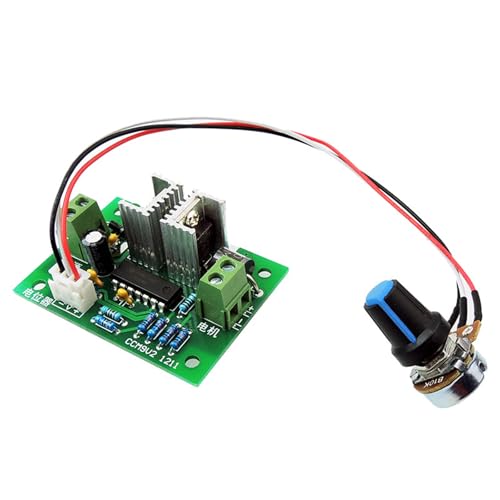 Azxcvbnm DC12-24V Variable Speed ​​Controller Motor Einstellbarer Geschwindigkeitsregler Regler Für Computerprojekte von Azxcvbnm
