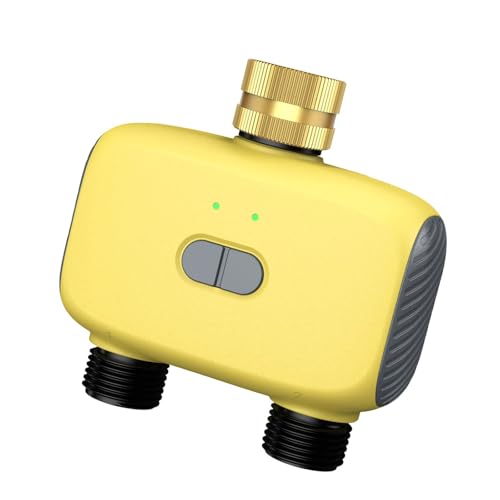 Azxcvbnm Der Doppelte Auslass Programmierbarer Wassertimer Für Die Verwendung Freien Mit Regenverzögerung Und Manueller Bewässerung Für Rasenflächenanlagenwässerung von Azxcvbnm