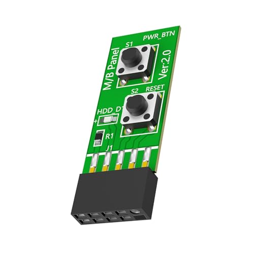 Azxcvbnm Durabilität PCB Materials 10Pin Switching Board Adapter Resets Taste Board Für Computer Mainboard Testwartung von Azxcvbnm