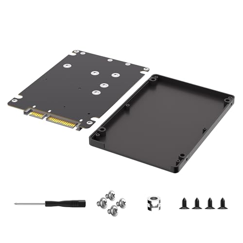 Azxcvbnm MSATA Zu SATA3.0 Adapter Feststaaten Festplattenadapter 2 In 1 Mit Schutzhülle Ersatz Für Die Laptop Speichererweiterung von Azxcvbnm