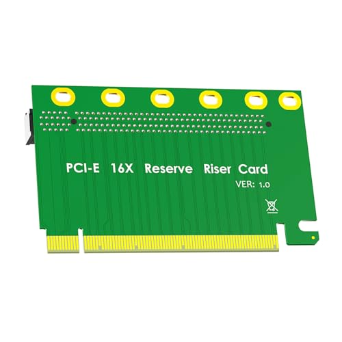 Azxcvbnm PCIE3.0 16x 90 Grad Reverse Male to Weibliche Reserve Risers Karte Für Server (Installationsrichtung In Richtung CPU) von Azxcvbnm
