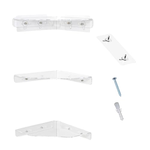 Azxcvbnm Packung Von 3 Klebstoff Wandregalen Moderne Schwimmende Regale Für Die Heimdekoration Einfacher Installationsraum Rettung Organisatoren Dekorative Schwimmende Set von Azxcvbnm