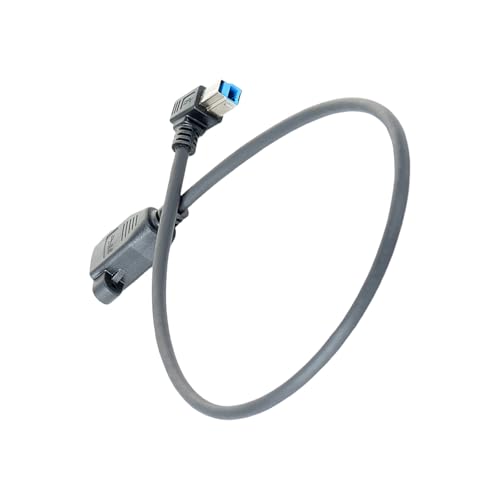 Azxcvbnm Rückseite Montiert USB3.0 Typ B 90 Grad Verlängerungskabel 0 5 M Für Drucker Festplatte Azxcvbnm Rückseite Montiert USB3.0 Typ B 90 Grad Verlängerungskabel 0 5 M Für Drucker Festplatte von Azxcvbnm