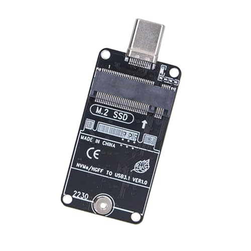 Azxcvbnm Solid States Diskadaptergehäuse Für USB3.1 Fall 2230 Solid States Disk NVME Zu USB Typ C Leser Für PC Desktop von Azxcvbnm