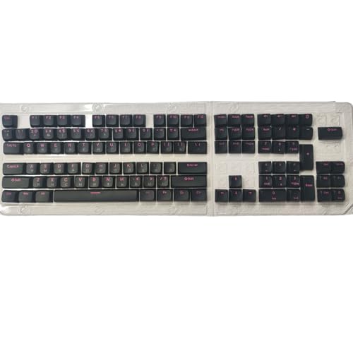 Black Knights 115Keys Keycaps EDMs Height Double Shot PBTs Keycaps For Mechanical Gamers Keyboards Switches von Azxcvbnm
