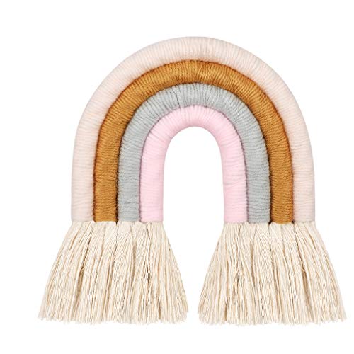 Bunte gewebte Regenbogen-Wanddekoration, Party-Dekoration für Kinder, Baby, Kinderzimmer, Klassenzimmer, Heimdekoration, Kinder, weiße Girlande Bunte gewebte Regenbogen-Wanddekoration, Party-Dekoration für Kinder, Baby, Kinderzimmer, Klassenzimmer, Heimdekoration, Kinder, weiße Girlande von Azxcvbnm