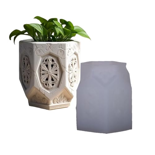 Kirchenfenster Relief Blumenpot Silikonform Für Handwerksharz Pflanzer Und Dekorative Accessoires Kerzenbecher Dekorative Zement Pflanzer Schimmel Kirchenfenster Relief Blumenpot Silikonform Für Handwerksharz Pflanzer Und Dekorative Accessoires Kerzenbecher Dekorative Zement Pflanzer Schimmel von Azxcvbnm