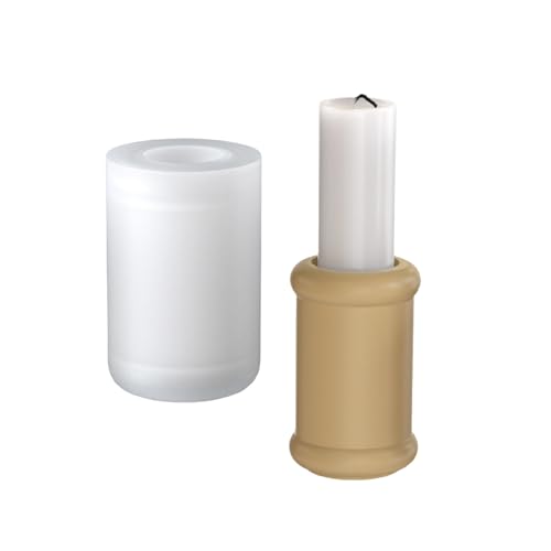 Kreatives Zylindrisches Silikon Für Dekorative Halterharzkunst & Zement Silikonkerkerbasisform Kreatives Zylindrisches Silikon Für Dekorative Halterharzkunst & Zement Silikonkerkerbasisform von Azxcvbnm