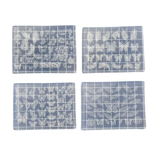 Multifauntale Nägel Formen Styling Schimmel Schmetterling Thema Nägel Accessoires Formen Geeignet Für Zubehör Enhancement Professionelle Nageldesign Silikon Werkzeug von Azxcvbnm