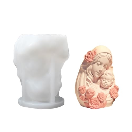 Mutter Baby Silikonform Epoxidharzformen Für Kerzenseife Die Fondant Silikonform Für Süßigkeitenschokoladenbacken Machen von Azxcvbnm