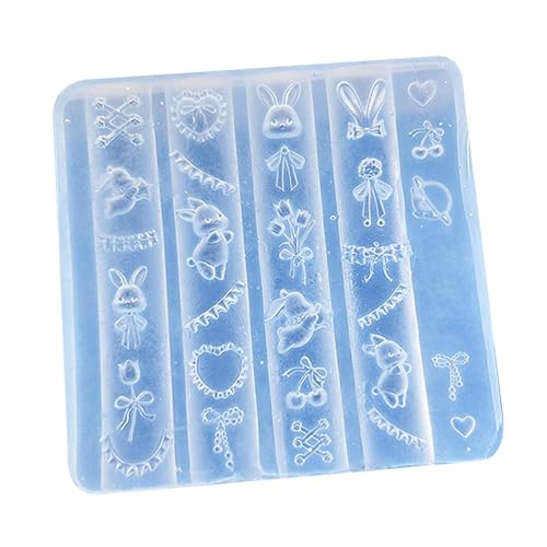 Nägel Kunstformen Silikonvorlage Nägel Entwerfen Werkzeug Thema Silikon Handgefertigte Formen Für Maniküre Kreation Tiernägelkunstzubehör von Azxcvbnm