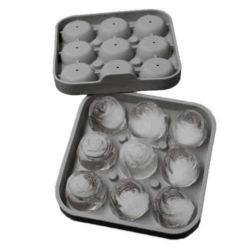 Nahrungsnahrung Silikon Eisschale Rosenblüte Form Eisform Wiederverwendbarer Eismacher Für Suppe Gefriergeräte Weinsäfte Dauern Nahrungsnahrung Silikon Eisschale Rosenblüte Form Eisform Wiederverwendbarer Eismacher Für Suppe Gefriergeräte Weinsäfte Dauern von Azxcvbnm