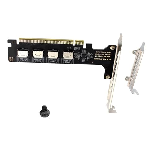 PCIE X16 Bis SFF 8612 SFF 8611 Expansion Adapter Für Mainboard Multiple Disk PCIE X4x4x4x4 PCIE X16 Bis SFF 8612 SFF 8611 Expansion Adapter Für Mainboard Multiple Disk PCIE X4x4x4x4 von Azxcvbnm