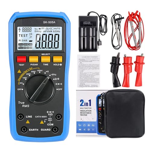 Professioneller Isolationswiderstandstester & Voltmeter Mit Hintergrundbeleuchtung Multifunktions MegegoHMMeter Zum Einfachen Betrieb Professioneller Isolationswiderstandstester & Voltmeter Mit Hintergrundbeleuchtung Multifunktions MegegoHMMeter Zum Einfachen Betrieb von Azxcvbnm