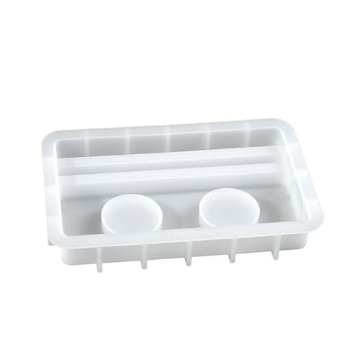 Rentier Ornament Silicon Crafting Form Flexible Kapazität Weihnachtsbaumdekoration Kerzenhalter Erstellen Sie Werkzeug Easy Release Harzform von Azxcvbnm