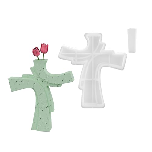 Silikonkruzifixform Für Harzblumenvase Zement Gipshandwerk Und Handgefertigtes Geschenkhandwerk Machen Feiertagsgeschenk Machen Schimmelpilze Silikonkruzifixform Für Harzblumenvase Zement Gipshandwerk Und Handgefertigtes Geschenkhandwerk Machen Feiertagsgeschenk Machen Schimmelpilze von Azxcvbnm