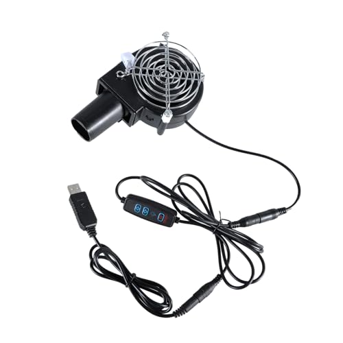USB Power Lüfter 9733 Einstellbarer Speed ​​ Kühlgebläse Lüfter Mit Metallschutz Für Den Außen Und Konstruktionsgebrauch von Azxcvbnm