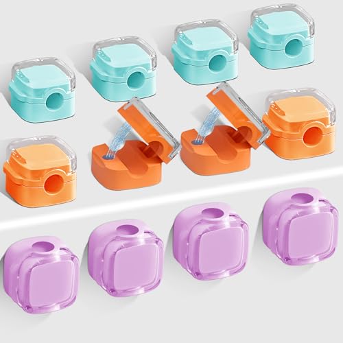 Azyvum Selbstklebender Kabelhalter, 12 Stück Magnetische Kabelclips, Magnetischer Kabelorganizer für Schreibtisch, Wand, Ladekabel, USB Azyvum Selbstklebender Kabelhalter, 12 Stück Magnetische Kabelclips, Magnetischer Kabelorganizer für Schreibtisch, Wand, Ladekabel, USB von Azyvum