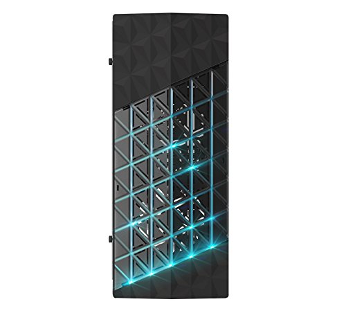 AZZA Onyx - ATX Mid-Tower Gaming Gehäuse mit RGB-Front- und Innenbeleuchtung, Schwarz AZZA Onyx - ATX Mid-Tower Gaming Gehäuse mit RGB-Front- und Innenbeleuchtung, Schwarz von Azza