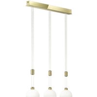 B+M Leuchten Moon II LED Pendelleuchte, 3-flg. von B+M Leuchten