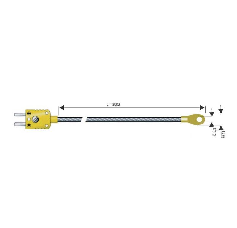 B + B Thermo-Technik Thermodetektor B + B Thermo-Technik 0625 1446-07 Oberflächenfühler -50 bis +400 °C von B + B Thermo-Technik