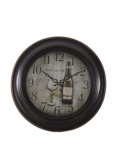 Vical Home Wanduhr Bottle von B AND B