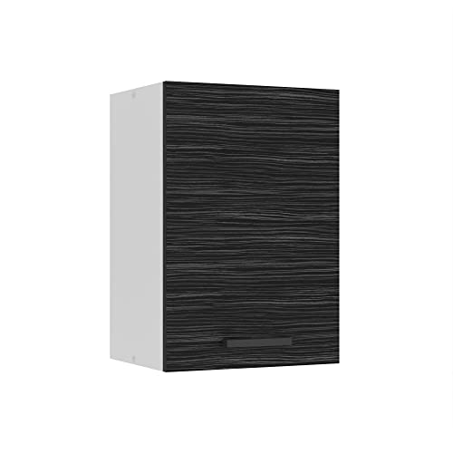 Belini Hängeschrank Küche, Küchenschränke SG. Breite 40 cm. Oberschrank mit 1 Tür, Küchenhängeschränke, Wandschrank Hängend, Königliches Ebenholz von B BELINI GROUP