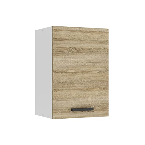 Belini Hängeschrank Küche, Küchenschränke SG. Breite 40 cm. Oberschrank mit 1 Tür, Küchenhängeschränke, Wandschrank Hängend, Sonoma-Eiche von B BELINI GROUP