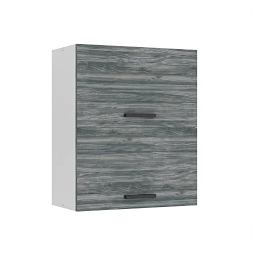 Belini Hängeschrank Küche, Küchenschränke SGP2. Breite 60 cm. Oberschrank mit 2 Türen, Küchenhängeschränke, Wandschrank Hängend, Glamour Wood von B BELINI GROUP